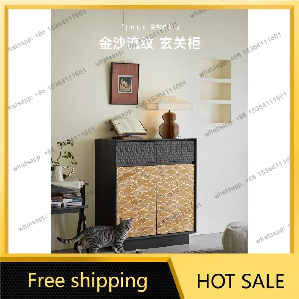 LD entryway sideboard wall-side cabinet for living room vintage sofa sideboard