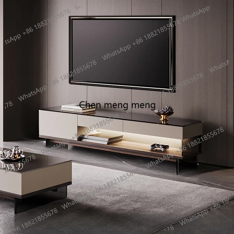 consoles Shelf mobile tv stand supports storage tv console mobile stand mount modern Wood mesa para televisor luxury furniture R