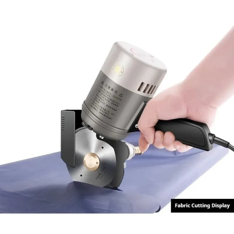 110/220V 125MM Electric Round Knife Cut Machine Electric Cloth Leather Blanket Fabric Cardboard Cutter Cutting Thickness 4.5CM