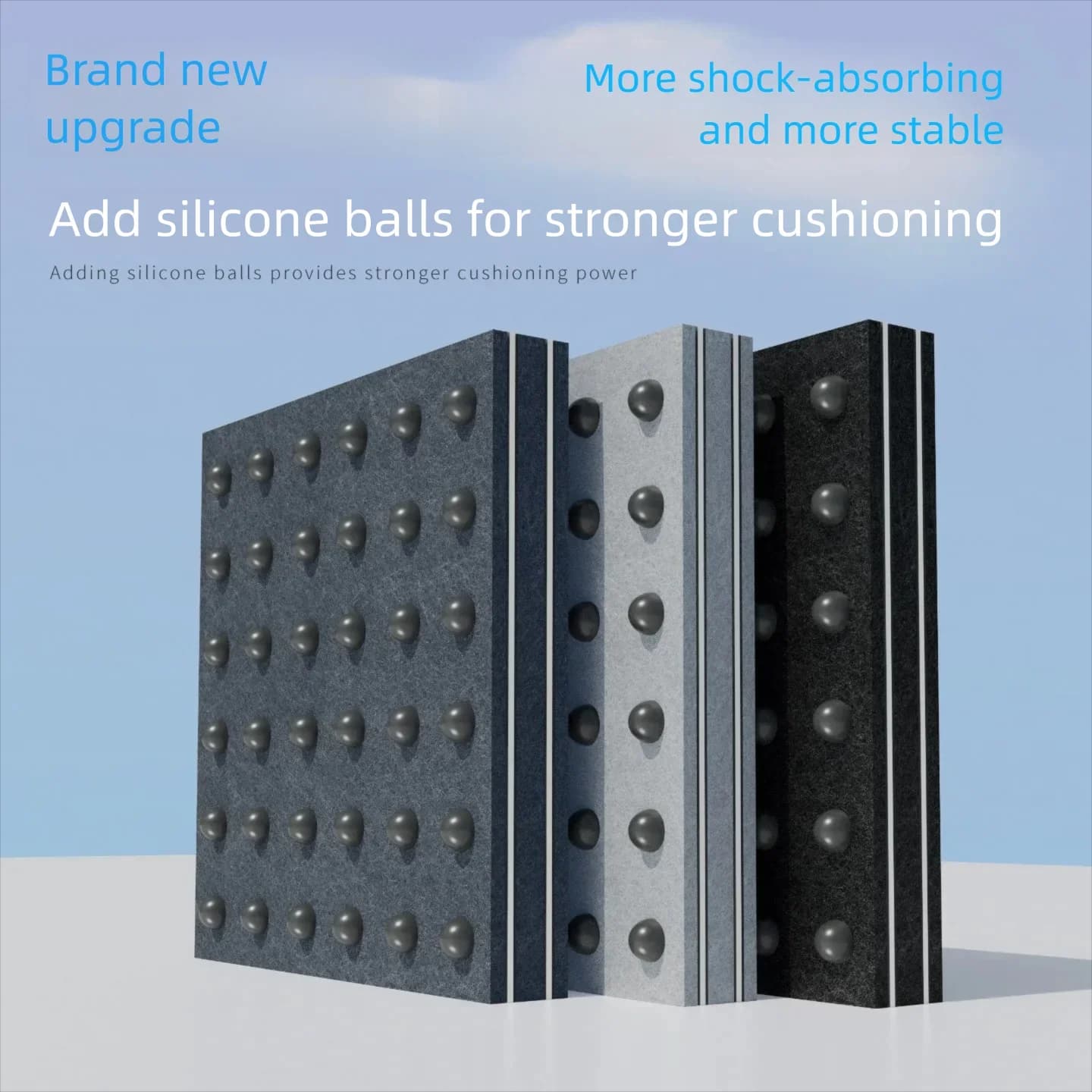 Audio Drum Sound Insulation Board Foam Shock-absorbing Pad Indoor Anti-vibration Pad Floor Anti Slip Sheet Thickness 6.5cm