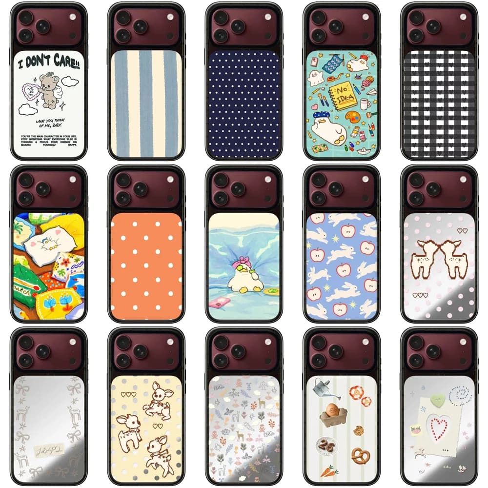 6091681 Impact Case - Mirror / Glaze Magnetic Cover for IPhone 17 18 Pro Max Case for IPhone 17Pro