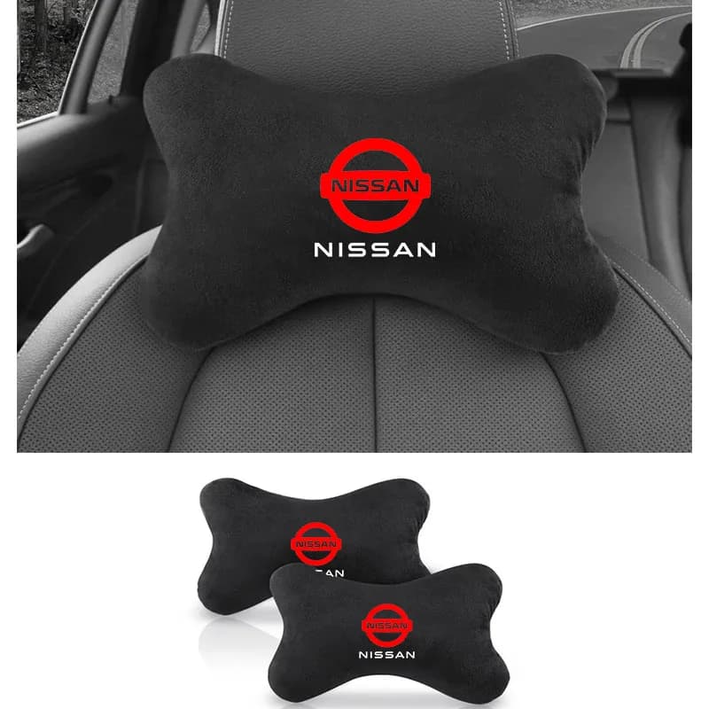 For Nissan Sylphy N7 Teana Qashqai Note Navara Juke Tiida Patrol Car Headrest Neck Support Seat  Neck Pillow Auto Accessories