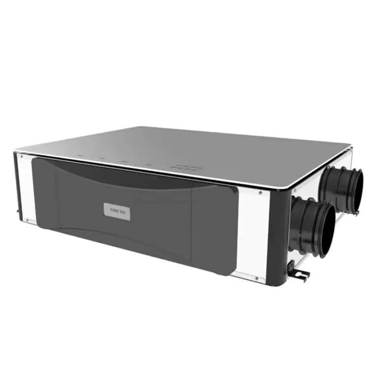 IEC5.350 PHI Standard Energy Recovery Ventilator ERV with EPP Structure & Hepa 13 Filter Flexible Design for Kitchen & Bathroom