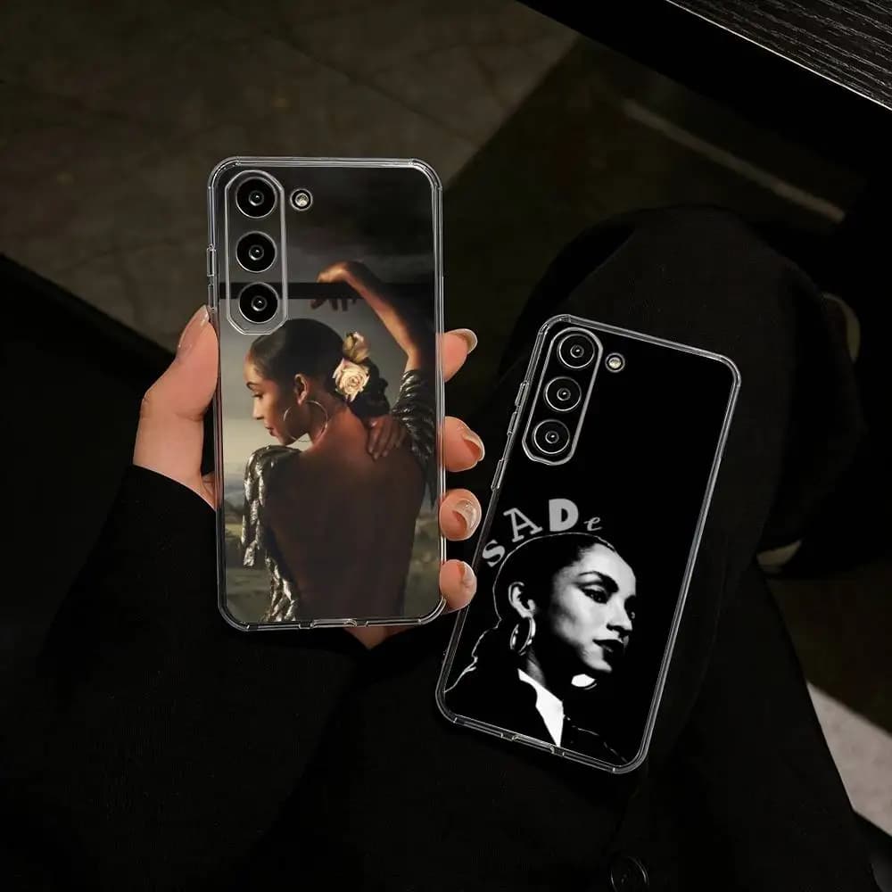 Singer S-Sade Phone Case For Samsung Galaxy A91,80,73,72 ,71,53,52,32 ,31,22,21s,20,Transparent Case