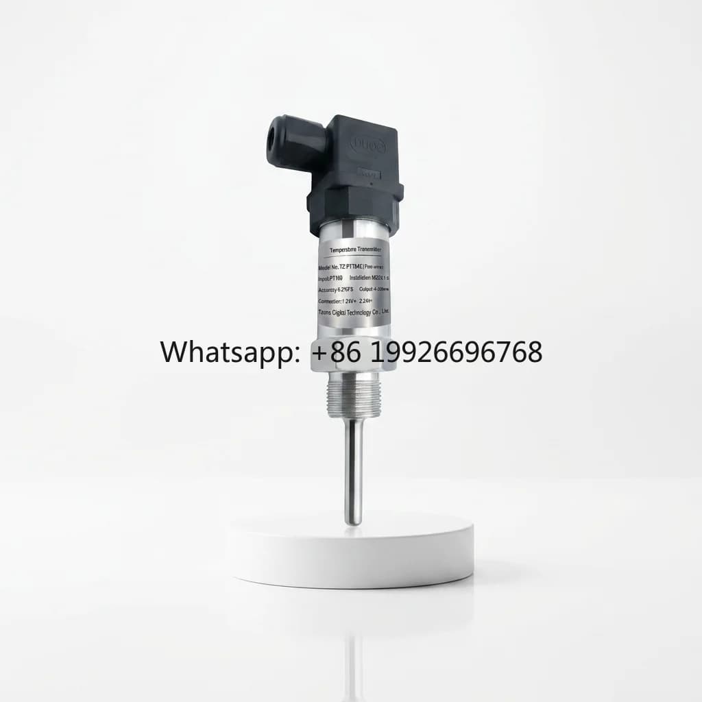 OEM Supported 4-20mA Temperature Transmitter Stable Industrial Temperature Sensor for Chemical Metallurgy Site Monitoring