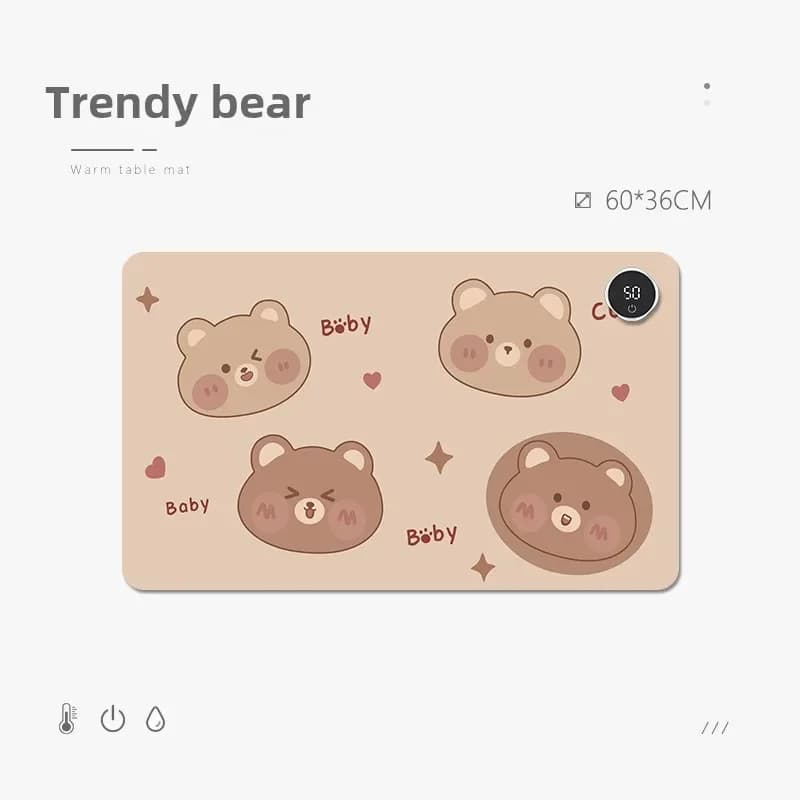 Heating mouse pad, oversized electric heating, winter warm table pad