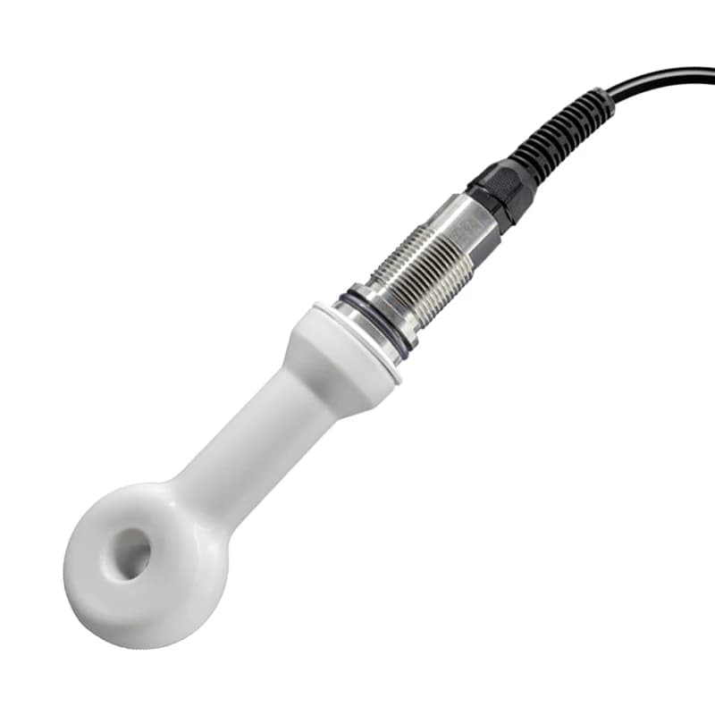 Jishen 2000Ms High Range Corrosion-Resistant PFA Electrode Sensor Inductive High Concentration Testing Equipment 220V 1 Year