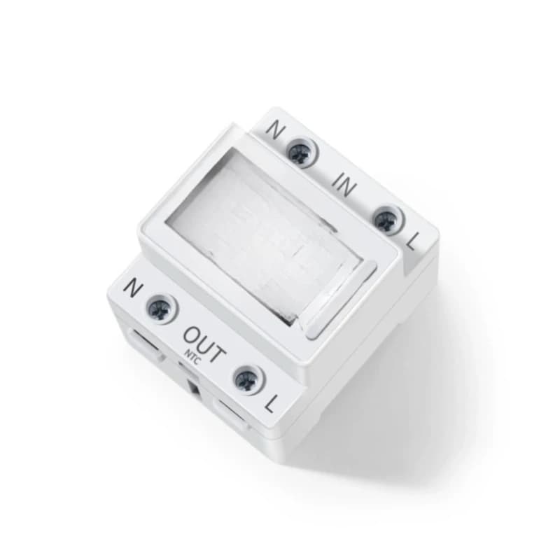 AC digital display multi-function rail voltage ammeter 170-300V/63A with over temperature and over current power failure