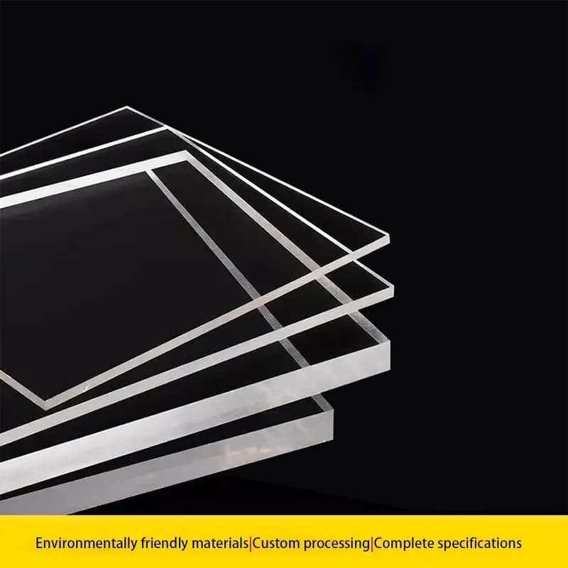 High Transparent PVC Sheet 1-15mm Thick Hard Plastic Board for DIY 100x100-300x400mm