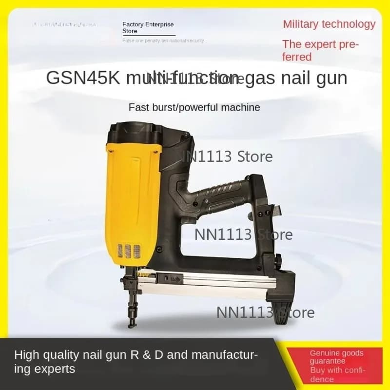 GSN50K Multifunctional Pneumatic Nailer Electric Hydropower for Ceiling Door Window Special Steel Nail Tool