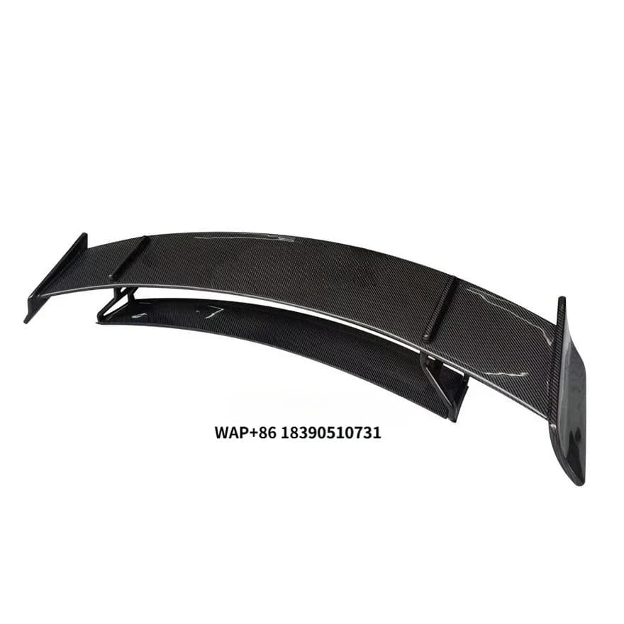 Carbon Fiber Rear Trunk Spoiler Racing Wings for GT  GTS  GTR Coupe 2-Door RT900 Style Rear Tail Wings