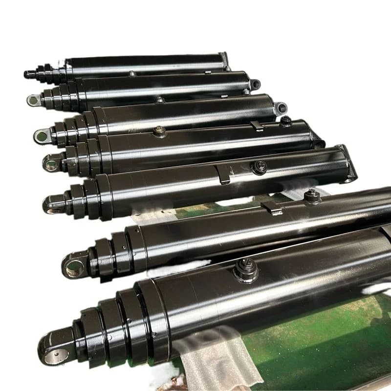 Front end hydraulic lifting cylinder of dump truck Multi-stage hydraulic cylinder