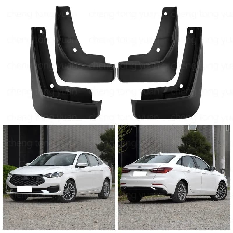 Mudguards FOR Ford  Escort 2021 Automotive for Fender Mudguard Vehicle Exterior Decor ABS Material Protective Car Accessories