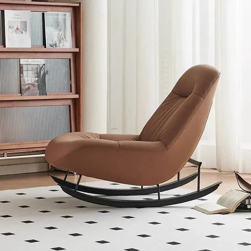 Fluffy Design Living Room Chair Luxury Office Modern Recliner Chair Rocking Balcony Muebles Para El Hogar Home Furniture