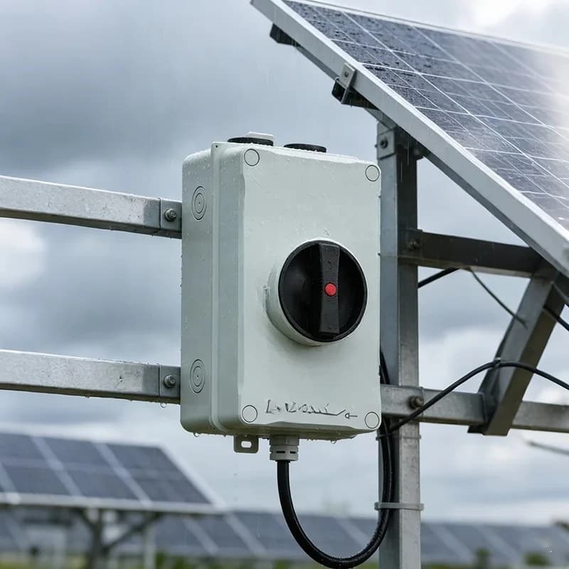 DC Isolator switch 4P 32A 1500V PV switch IP66 for Solar energy system inverter Outdoor Waterproof IP66 With CE