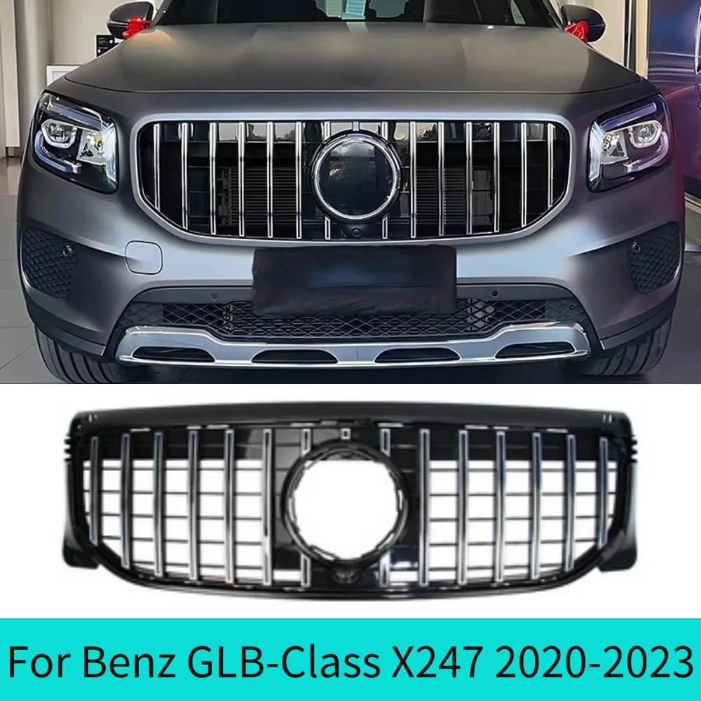 For Mercedes-Benz GLB-Class X247 2020-2023 GT Style Tuning Car Accessories Front Grille Middle Net Grills
