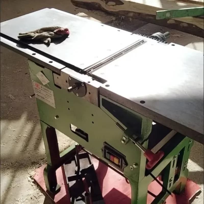 300MM Planing Width ML393B Thicknesser Benchtop Plane Wood Press Planer Tenoning and Drilling Woodworking Combined Machine