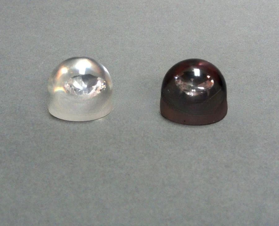 Crystal paperweight creative glass paperweight hemisphere round paperweight handicraft ornament