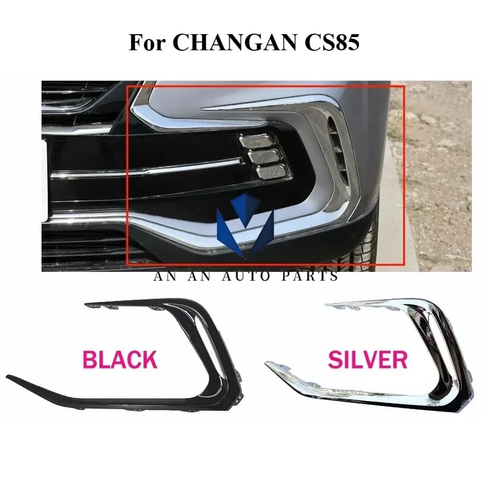 Original Front Bumper Trim Fog Lamp Bright Strip for CHANGAN CS85 2019-2022 Models