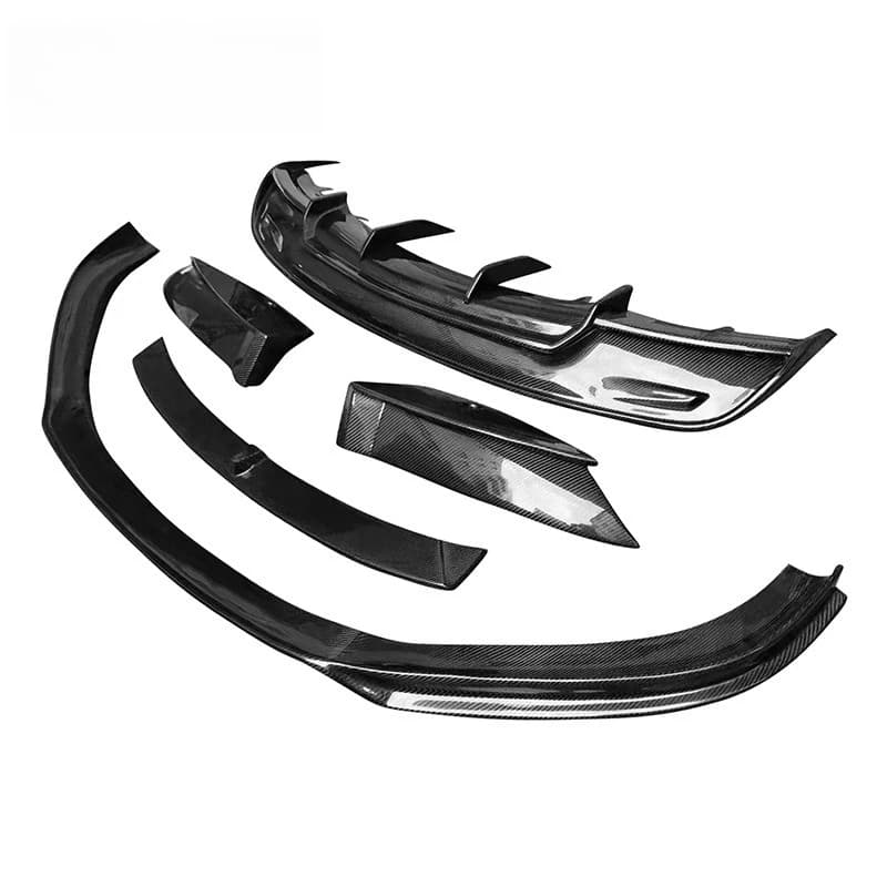 Old front lip corner wrap, side skirt rear lip diffuser accessories