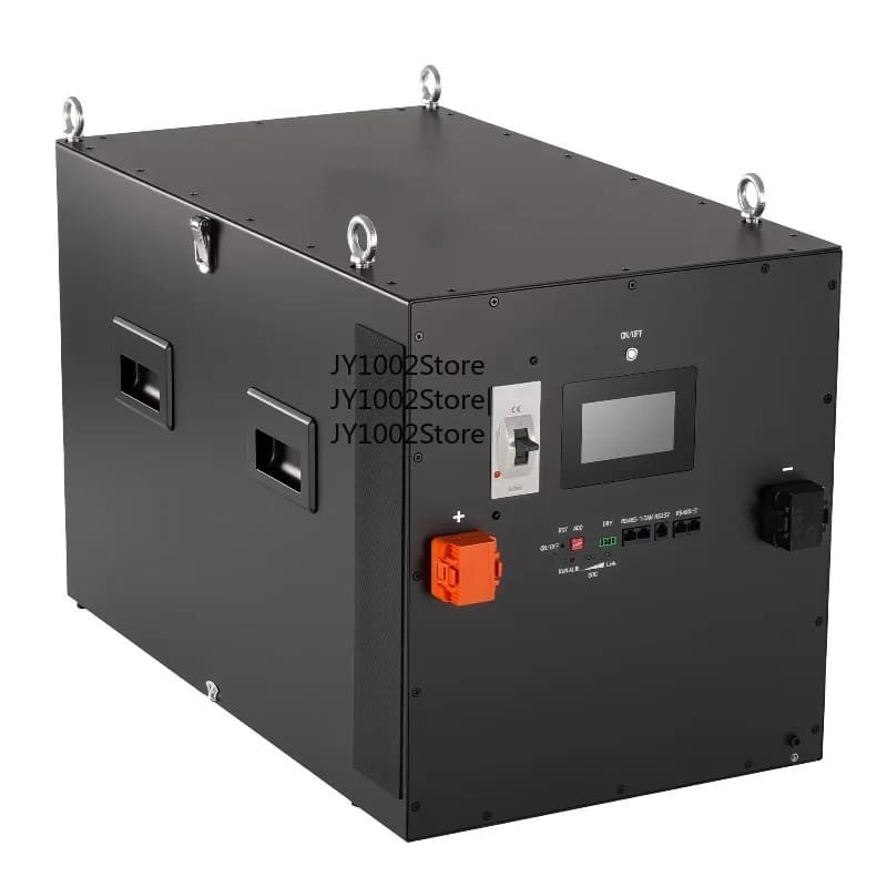 33KWh 16S MB56 DIY Battery Case JK 300A BMS LiFePO4 Prismatic Battery Box Featuring Flexible Busbar Solar/Electric CE
