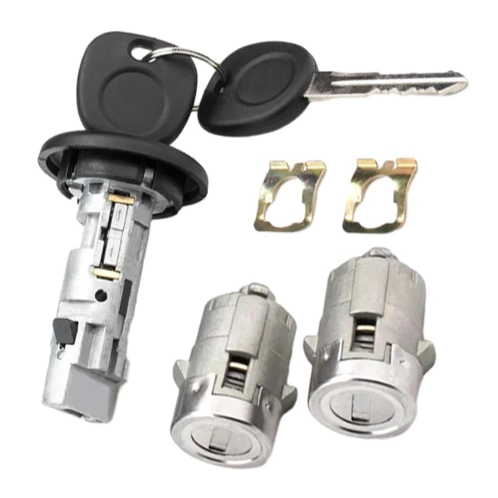 707835 706592 Ignition Switch Lock & Front Door Lock Cylinder Kit for Chevrolet Silverado Tahoe GMC Yukon 15298923 15298924