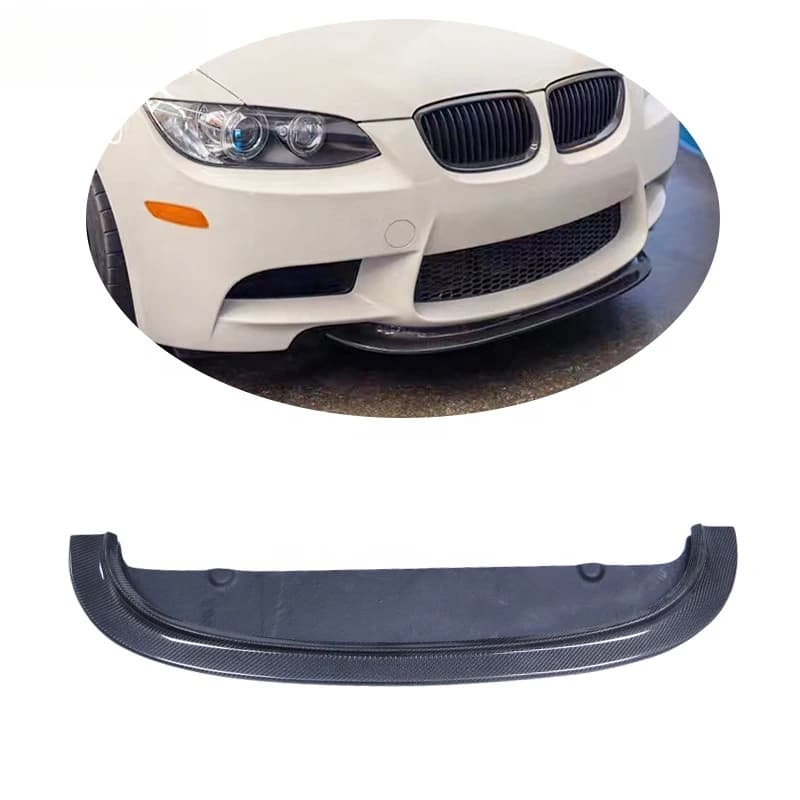 CRT Style Carbon Fiber Front Bumper Lip for 3 Series  E92 E93 M3 2008-2013
