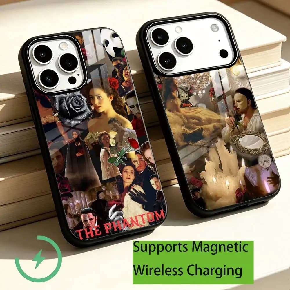 The Phantom of the Opera Phone Case For iPhone18,17,16,15,14,13,12,11 Plus,Pro Allows magnetic wireless charging Gift