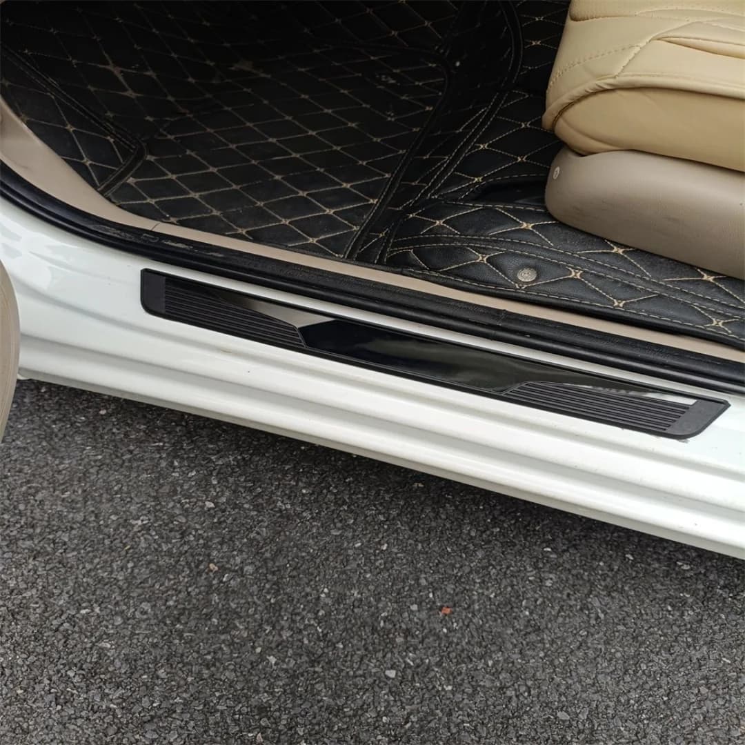 Car Door Sill Plate Protector For Omoda 5 Omoda C5 E5 SHS 2027 2026-2023 Stainless Steel Side Step 3d Sticker Interior Auto Part