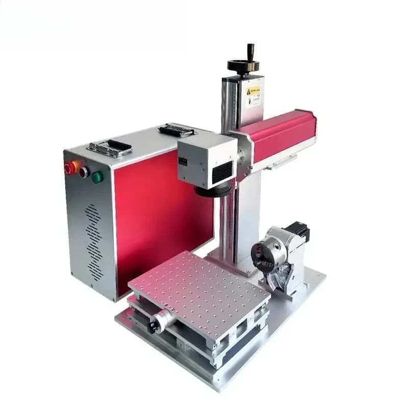 RAYCUS MAX Mopa M7 50W 60W 100W Desktop Engraving Fiber UV Co2 Laser Marking Hine For Metal Wood