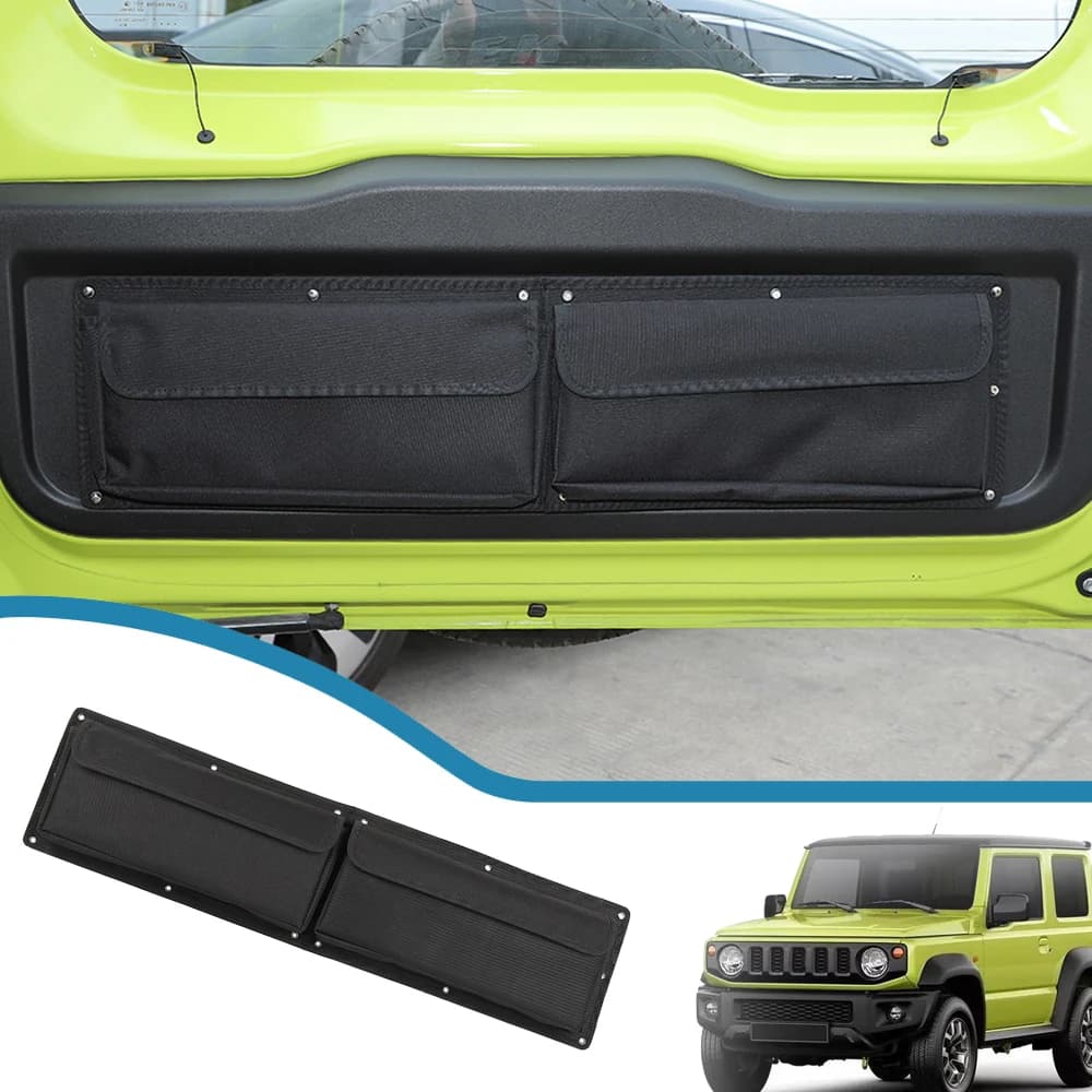 Tailgate Storage Bag Case Tail Door Tool Organizer for Suzuki Jimny JB64 JB74 2019-2025 Stowing Tidying Car Interior Accessories