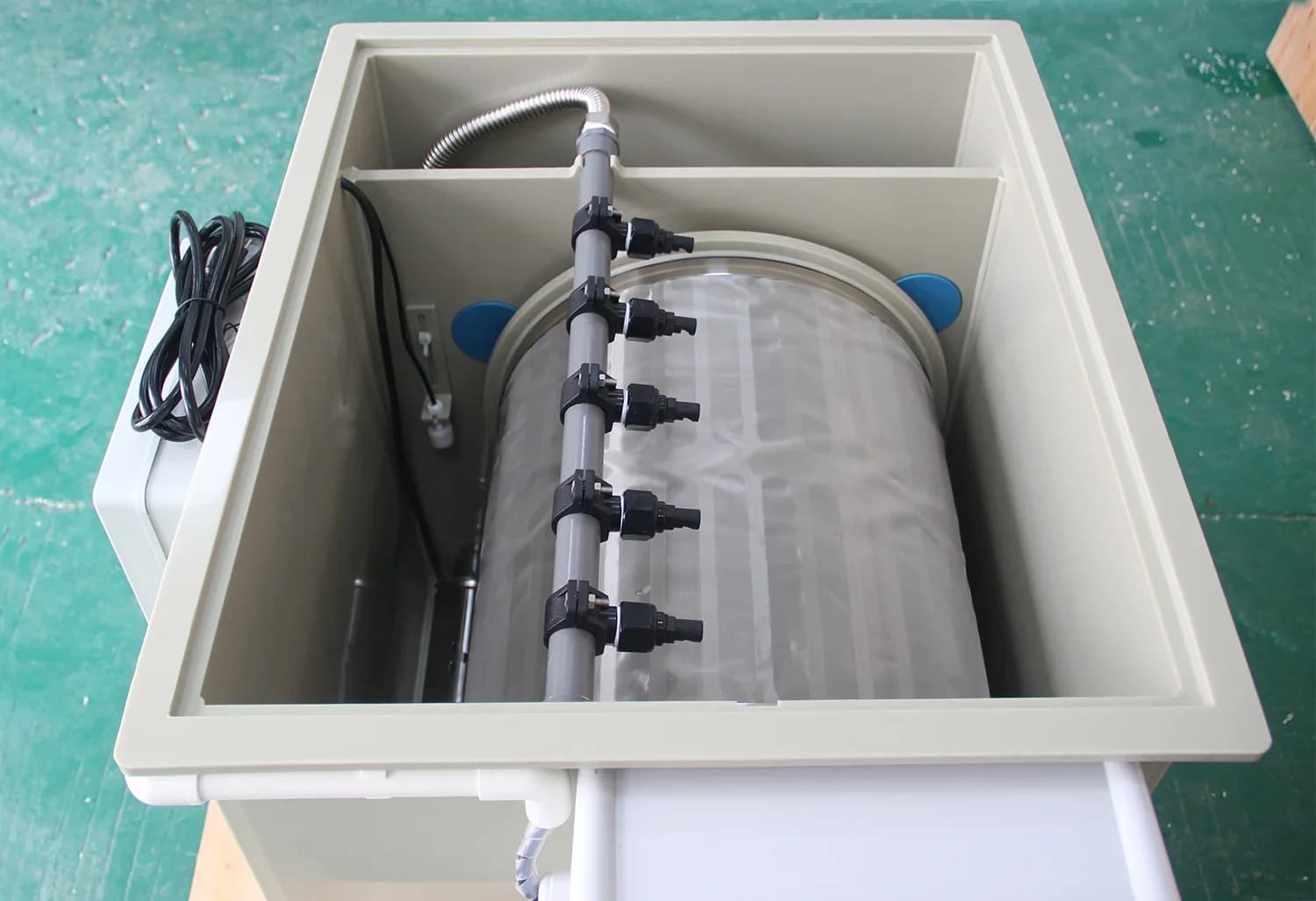 CW-RDF-25 Drum Filter 6600 GPH Gravity Customized Water Filtration System for Pools And Spas