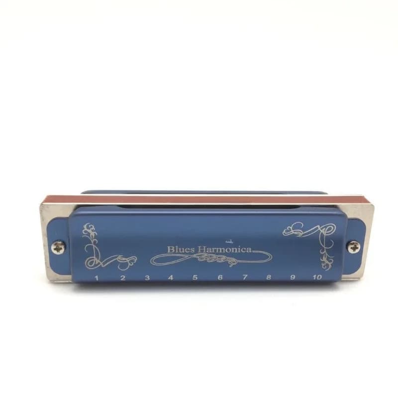 10 Hole Beginner Blues Harmonica Premium, Delicate, Gift Giving