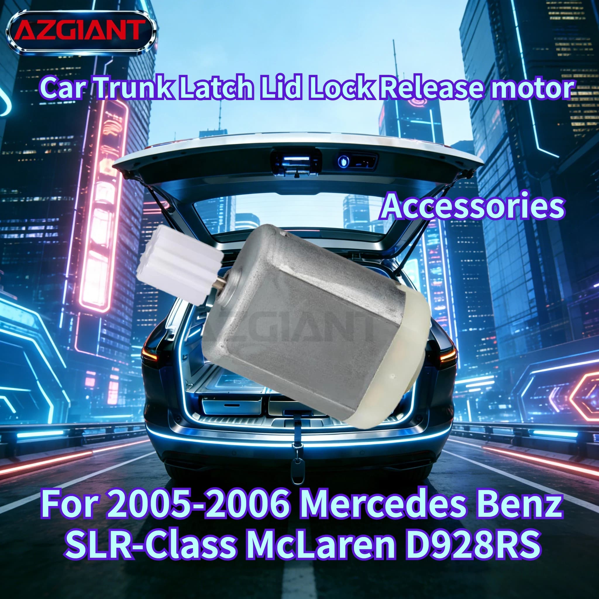For 2005-2006 Mercedes Benz SLR-Class McLaren D928RS Car Trunk Latch Lid Lock Release motor Brand new high-quality accessories