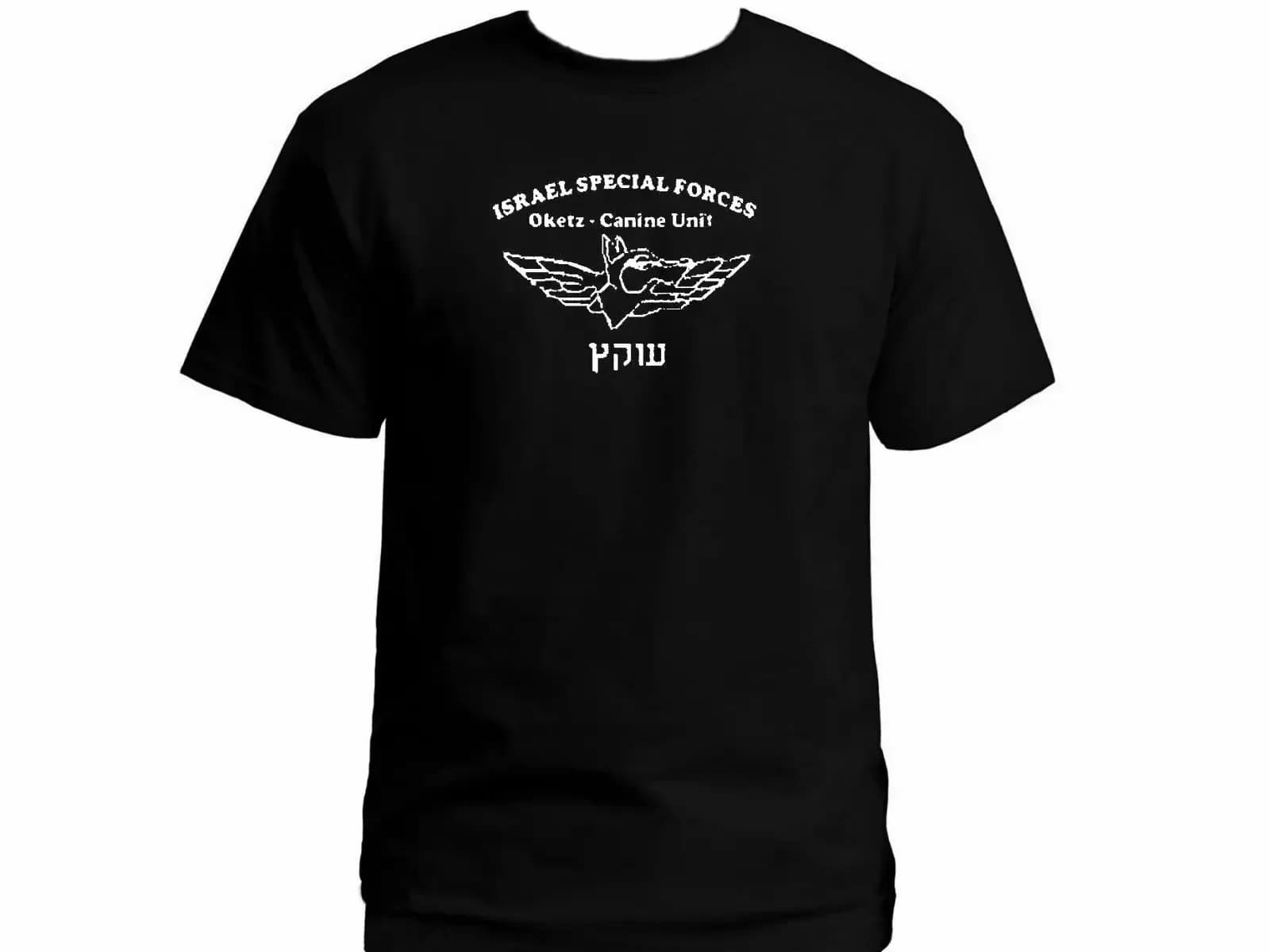 Israel Special Forces Oketz Canine Unit T-Shirt 100% Cotton O-Neck Summer Short Sleeve Casual Mens T-shirt Size S-3XL