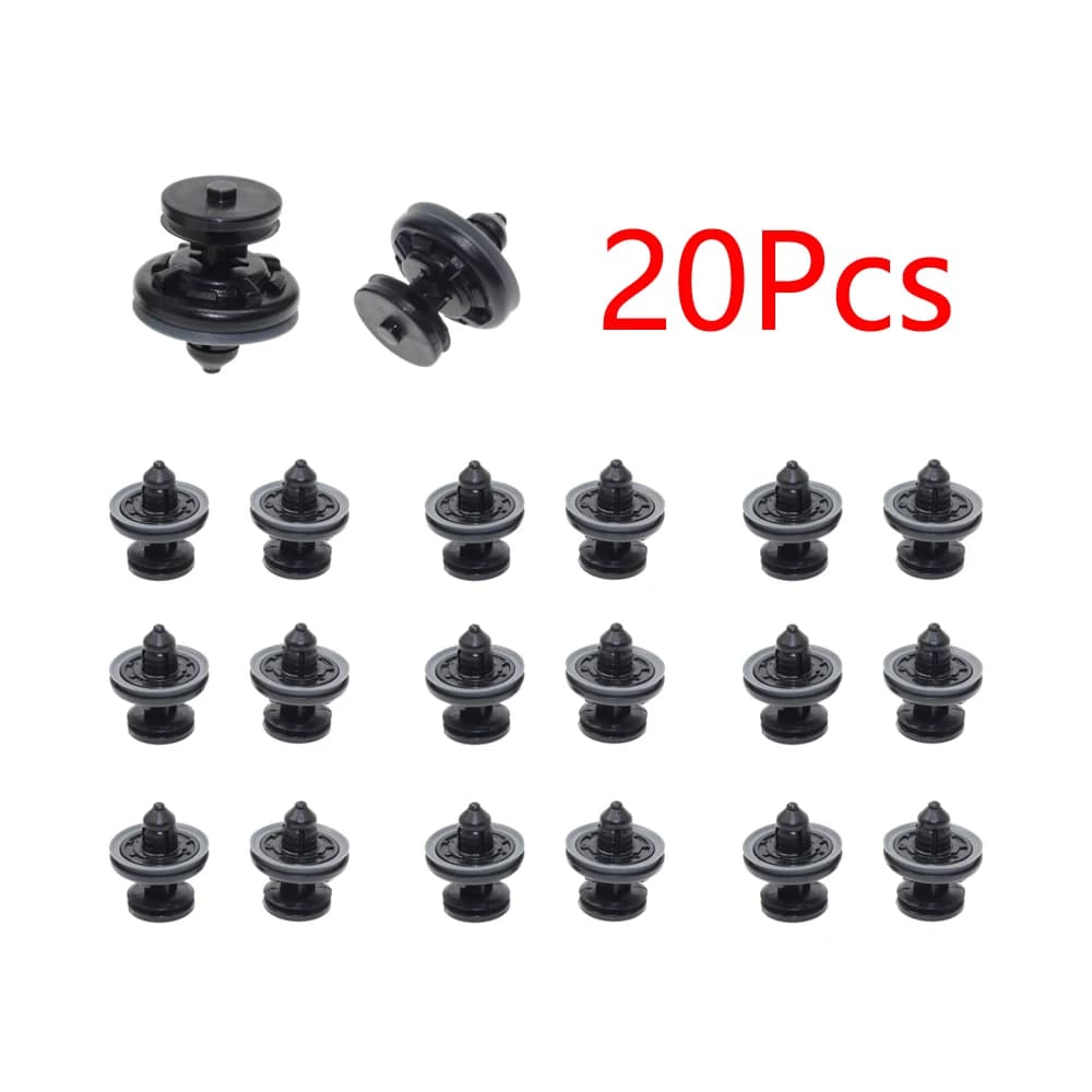 20Pcs Interior Car Door Card Trim Panel Clips for VW Volkswagen Touran Tiguan Golf Passat Polo A3 A4 Plastic Rivet Fasteners