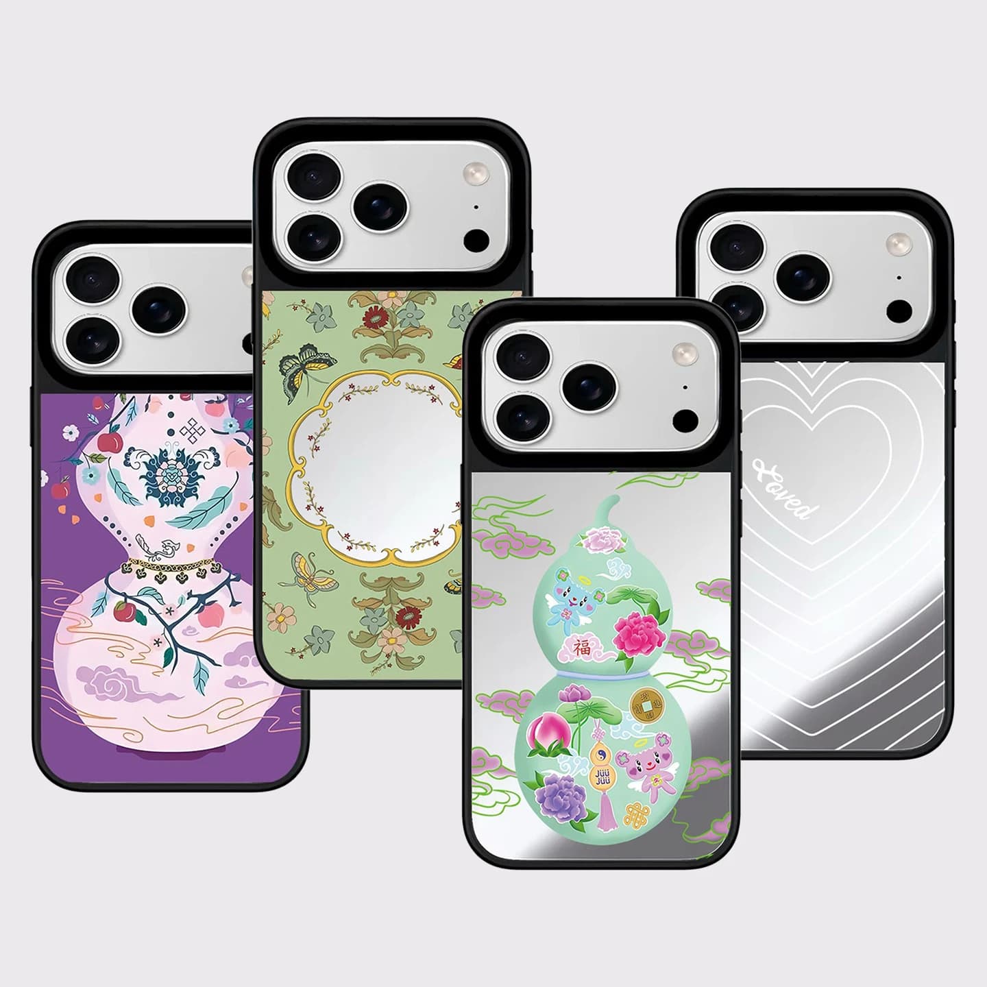 6090491 Mirror Surface Magnetic Phone Case Cover for IPhone 13 14 15 16 17 18 Pro Max Case