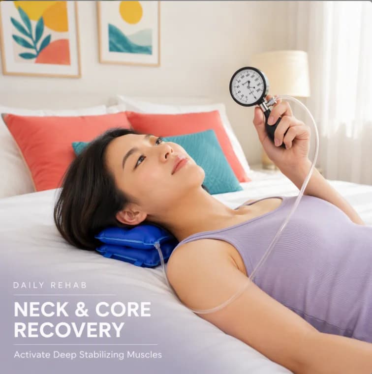 Biofeedback Stabilizer Medical Rubber Pressure Device Prevent & Relieve Waist Discomfort for Physical Therapy Use