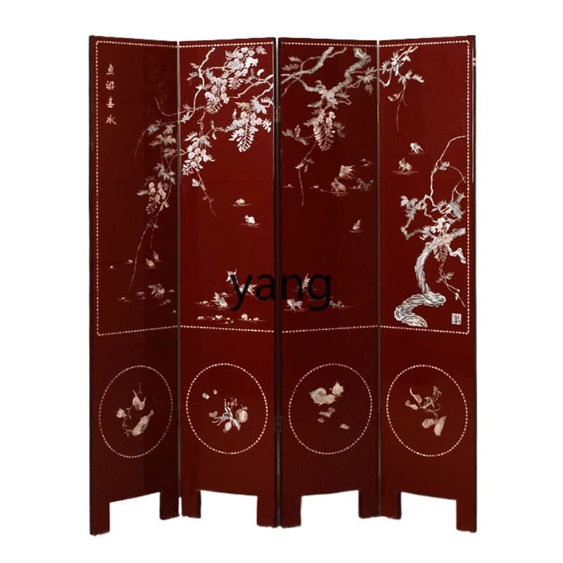 LHLH    new Chinese screen partition folding living room entrance wall office hotel screen