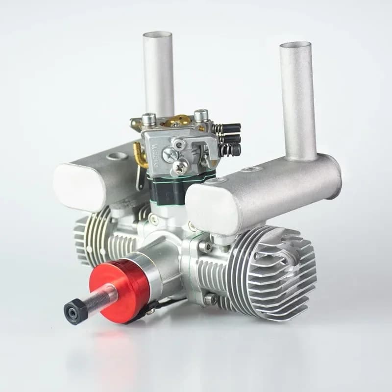 Two-cylinder two-stroke model aircraft engine fixed-wing drone engine V3 version