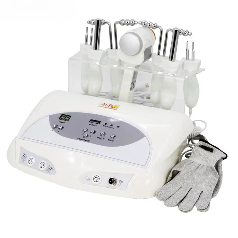 Au-8402 Multi-function Bio Face Lift Machine Body Skin Rejuvenation Microcurrent Gloves Therapy Machine