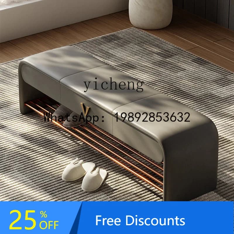 Home Entrance Shoe Bench Cloakroom Sofa Bench Wall-Mounted Bed End Bench