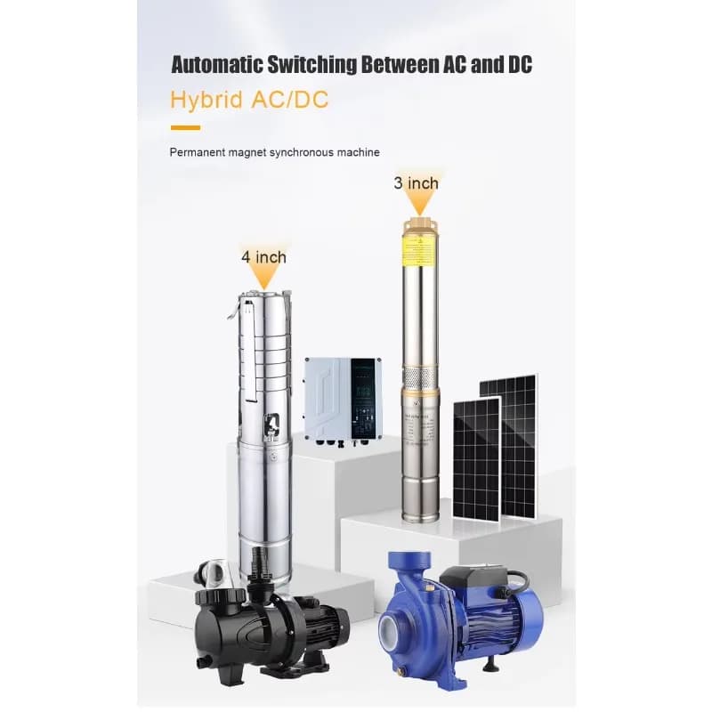 Solar Powered DC AC Hybrid Paddle Wheel Floating Aerator for Fish Shrimp Crawfish Aquaculture Farming Water Circulation