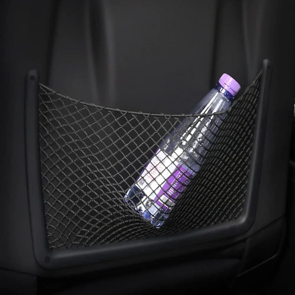 Car Rear Seat Back String Net Mesh Storage Pocket Organizer Auto Interior Accessories For Audi A4 B8 A5 Q3 A3 A6 C7 Q5 B9 Q7