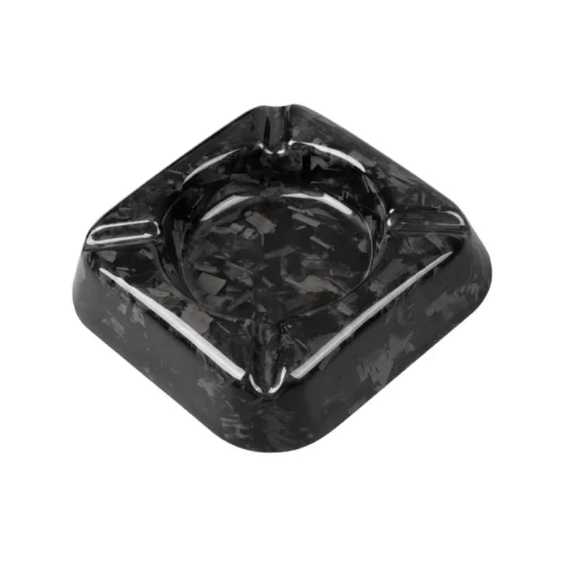Forged carbon ashtray home smoking accessories desk car creative ashtray boyfriend gift