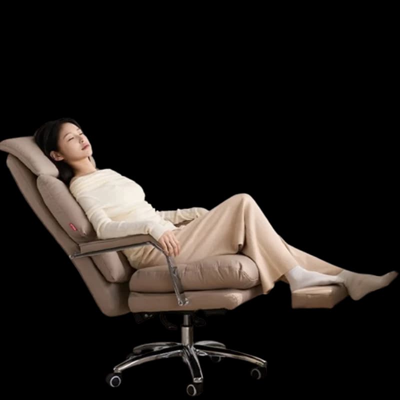 Computer Leather Office Chairs Design Ergonomic Floor Recliner Office Chairs Swivel Armchair Silla Escritorio Home Furniture