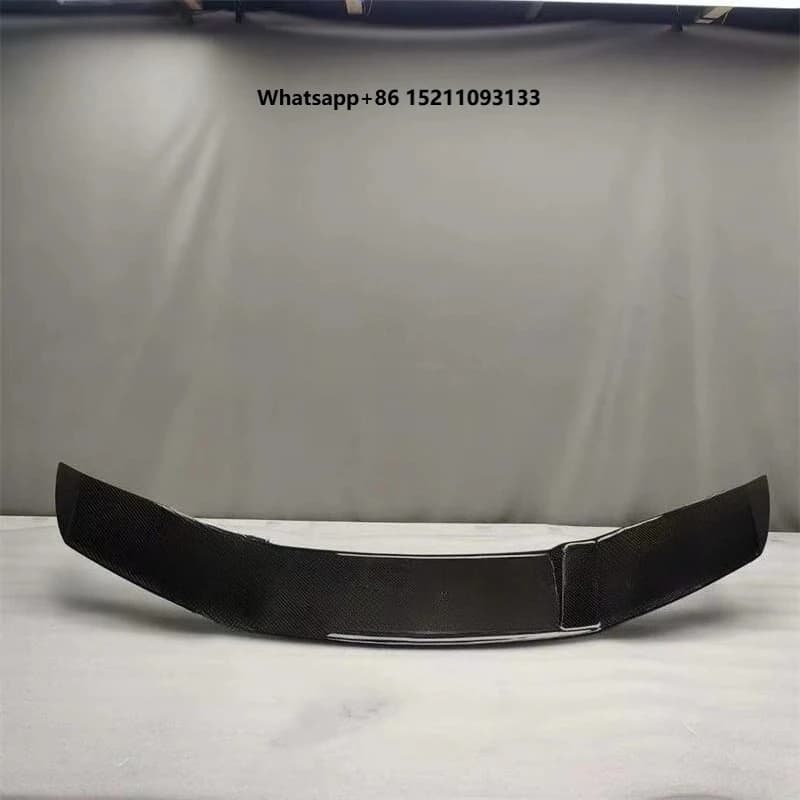 New Dry Carbon Fiber Rear Spoiler Wing