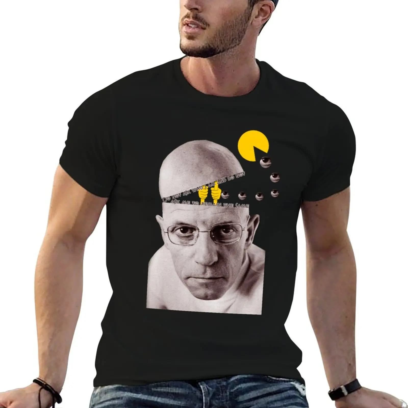 Michel Foucault T-Shirt graphics custom shirt Men's t-shirt