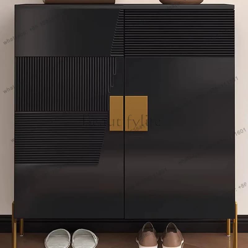 Factory Direct Sales Living Room Shoe Cabinet Organizer Display Slim Designer Italian Minimalist Shoe Shelf Nordic Narrow Gabine