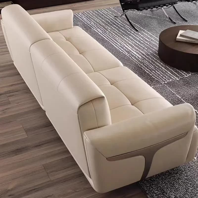 -For Luxury Sofa Set Living Room Modern Italian Leather High Quality Hotel Sitting Room Sectional Sofa Couch&